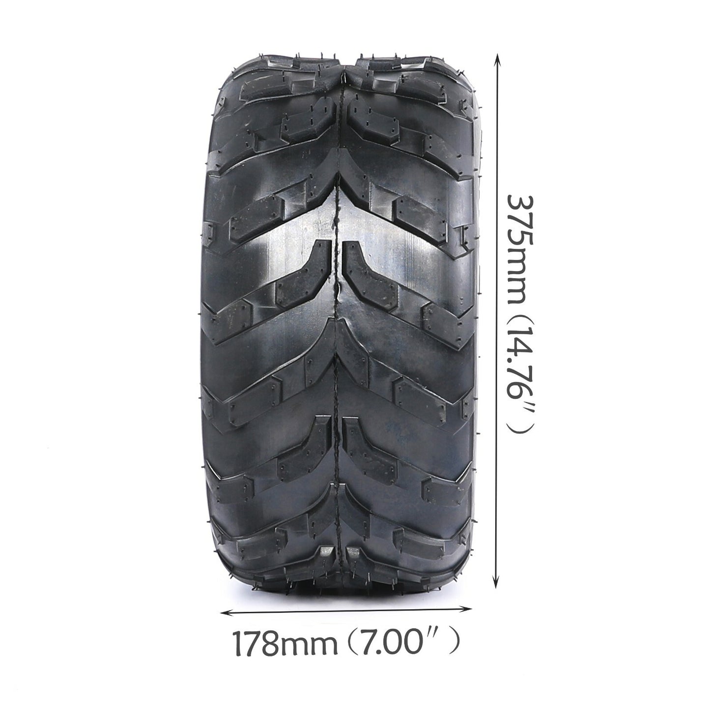 4pc 16/8-7 16X8-7 Tyre Tubless 4PR For Quad ATV Go Kart Buggy Ride on Mower