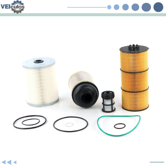 Oil  Fuel Filter Set for Freightliner DD13 DD15 DD16 P551011 P551063 P551005
