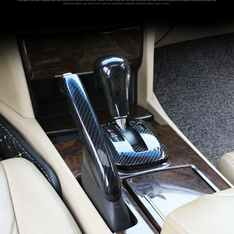 3P Carbon Fiber Car Inner Gear Shift Panel Cover Trim for Honda Accord 2008-2012