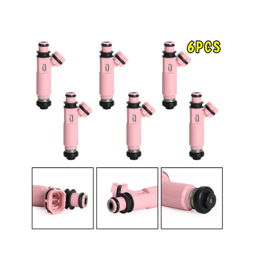 6PCS Fuel Injectors 23250-20030 Fit For 2002-2008 for Lexus for Toyota 3.0L 3.3L V6 NEW