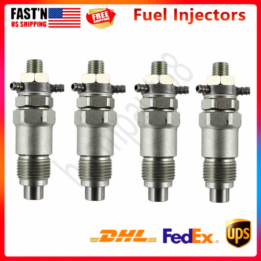 4PCSFuel Injector 3974254 for Bobcat 225 643 231 331 w/Kubota D1402 V1902 Engine