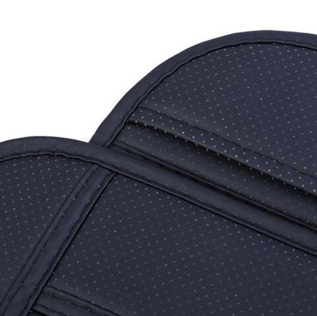 Black Breathable PU Leather Bamboo Charcoal Car Office Seats Chair Cover Cushion
