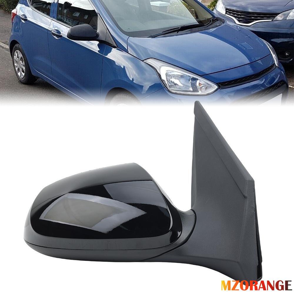 F¨¹r for Hyundai I10 MK2 BA 2015-2020 Au?enspiegel Spiegel Rechts Gl?nzend Schwarz