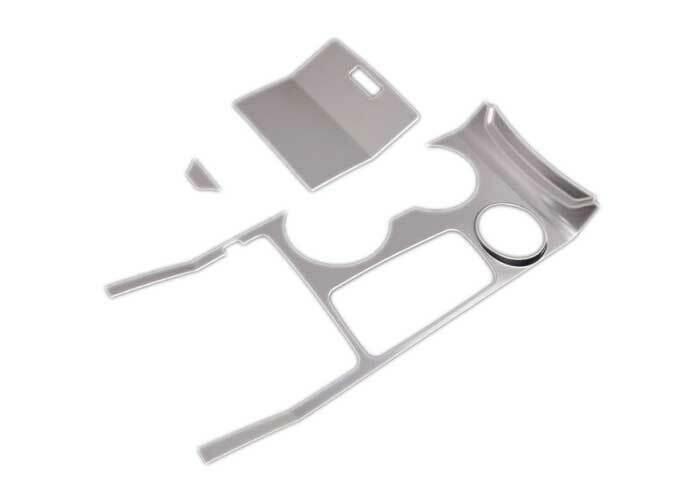 Central Console Gear Shift Panel Trim for Ford Explorer 2016-2019 Matte Silver