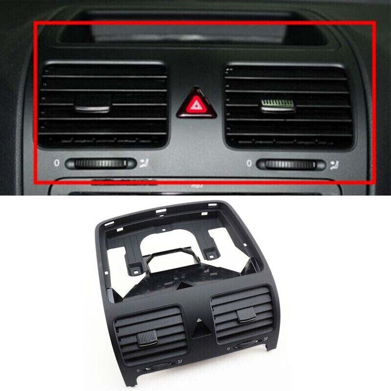 1KD819728 Black Front Central Dashboard Air Outlet Vent for VW for Golf for Jetta MK5