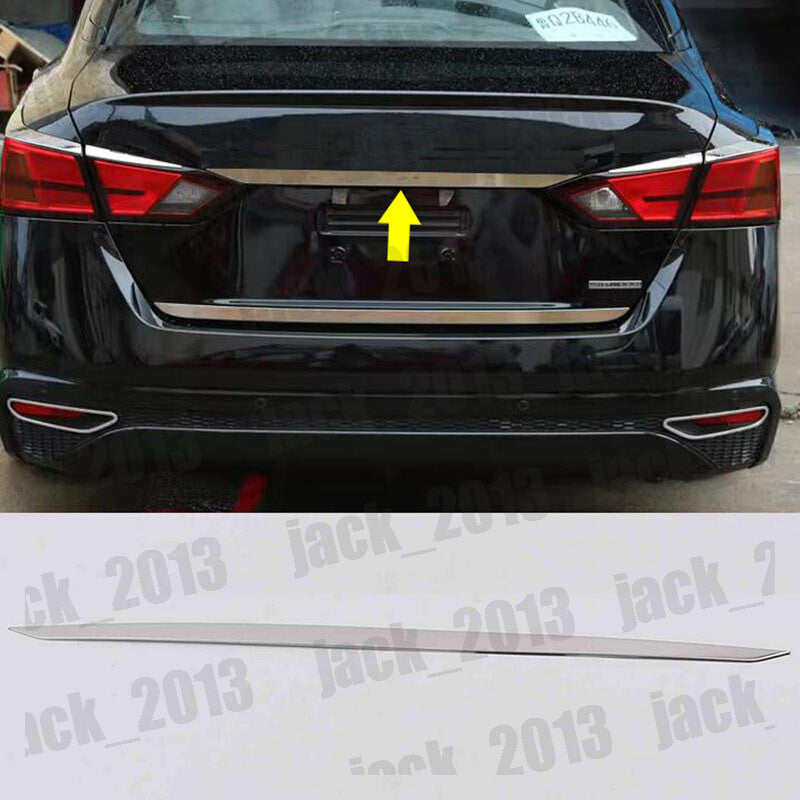 for Nissan Altima Teana 2019-2022 Steel Rear Bumper Strip Protector Cover Trim
