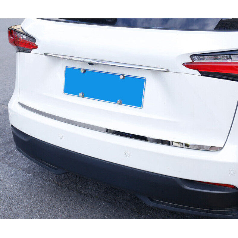 stainless Rear Door Trunk Lid Tailgate Strip Trim for Lexus NX200t 300h 2015-21