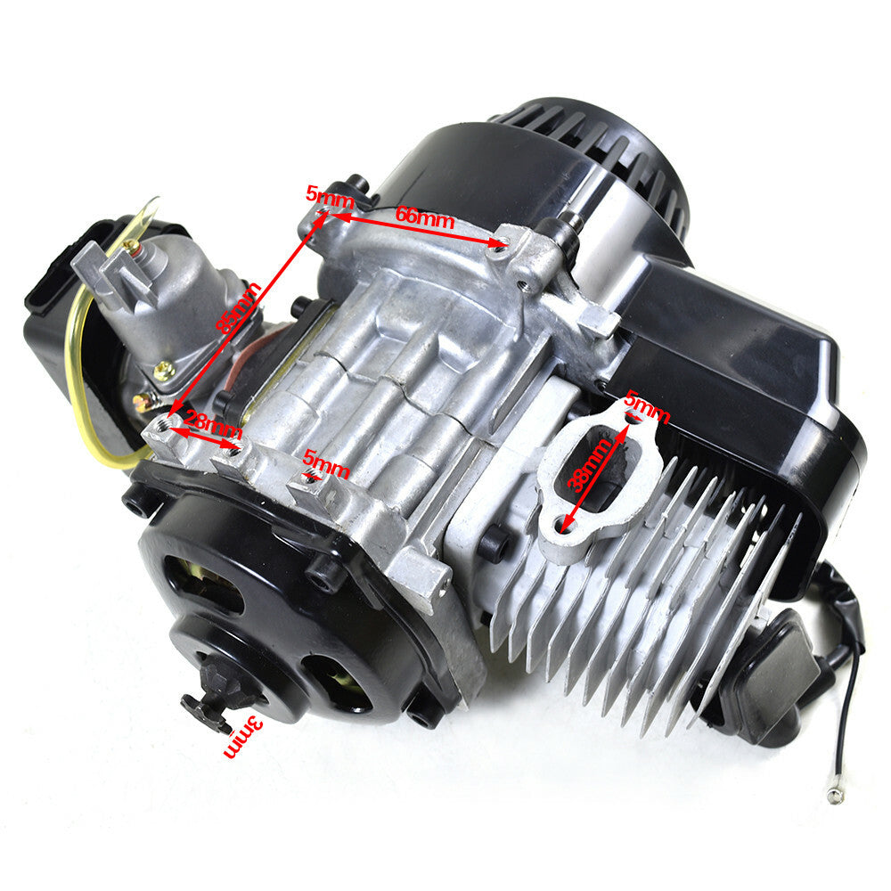 50CC 49CC 2 STROKE ENGINE MOTOR PULL START POCKET BIKE for MINI DIRT ATV QUAD BUGGY