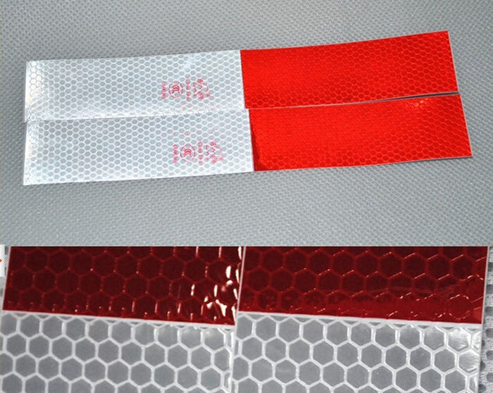 10pcs Car Truck Reflective Tape Decal Vinyl Film Styling Safety Warning Sticker