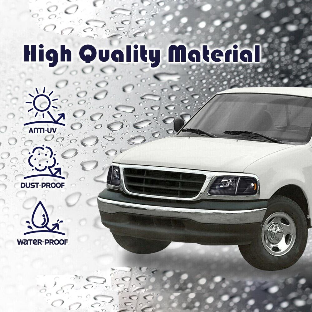 Suitable for Ford 97-03 F150 97-02 Expedition, black body shell, amber headlights, cornering lights.