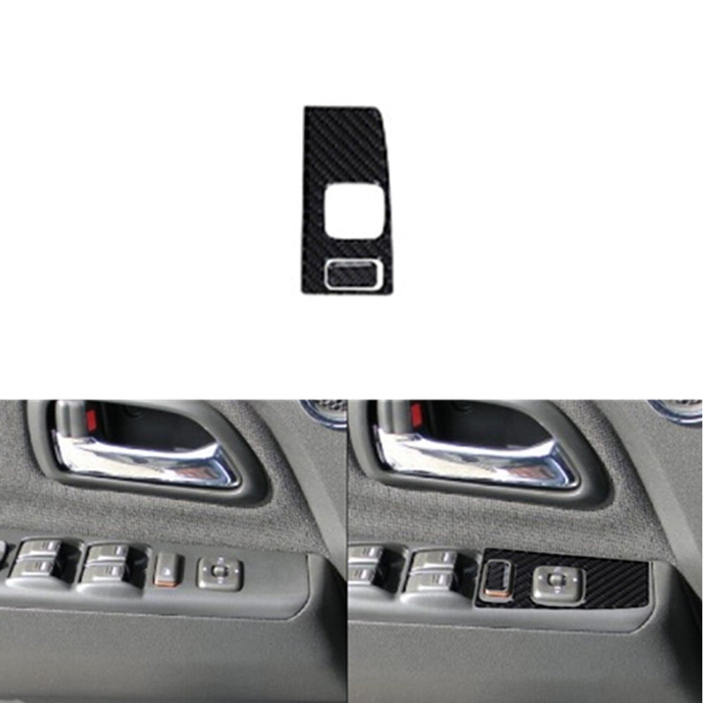 Carbon Fiber Driver Door Switch Front Cover For Colorado 2004-12/ for Canyon 2005-12
