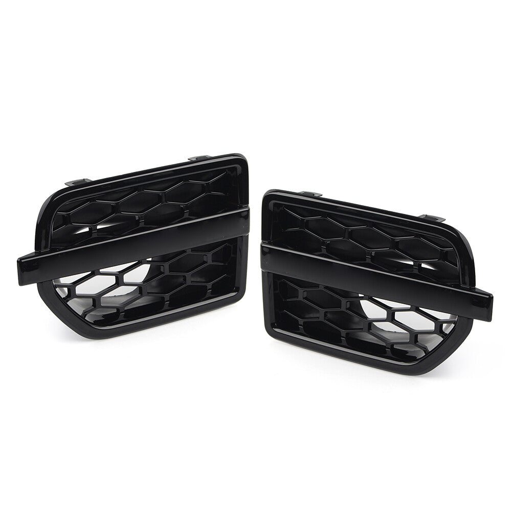 for Land Rover LR4 2010-2015 2016 Pair Front Grille Air Intake Fender Vent Grill