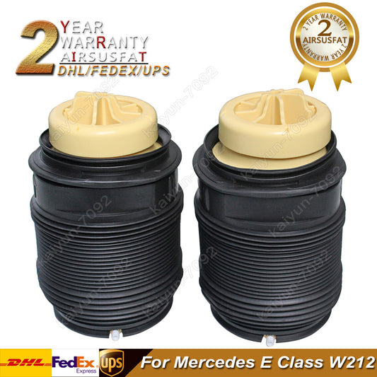 2x for Mercedes E Class W212 Rear L+R Air Suspension Spring Bags 2123200725 New