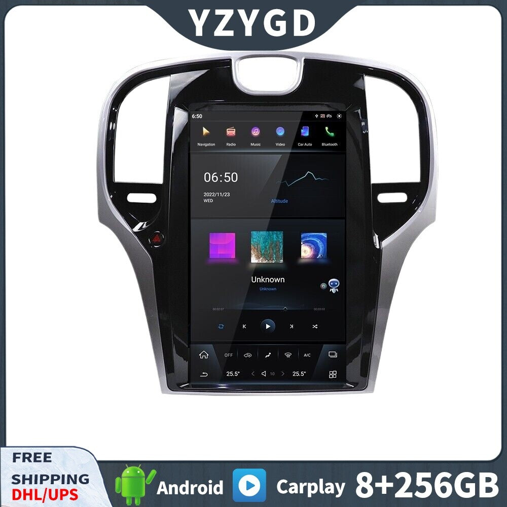for Chrysler 300C 300S 2011-2019 Stereo Car Radio Carplay 2Din Receiver Screen