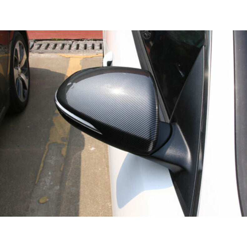for Kia Optima 2016-2020 Carbon Fiber Rear View Side Door Mirror Cover replace