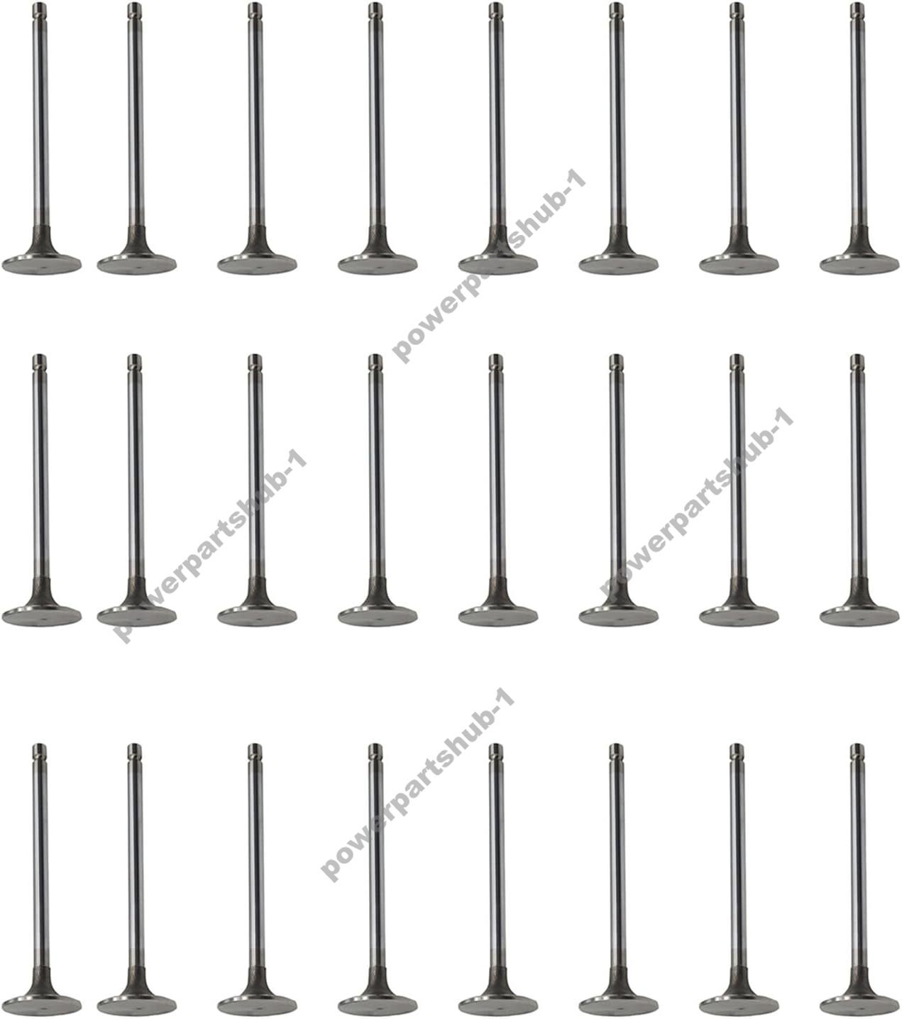 24 PCS Intake Valve 3940735 3802924 for Dodge for Ram 5.9L 6.7L 1998-2019