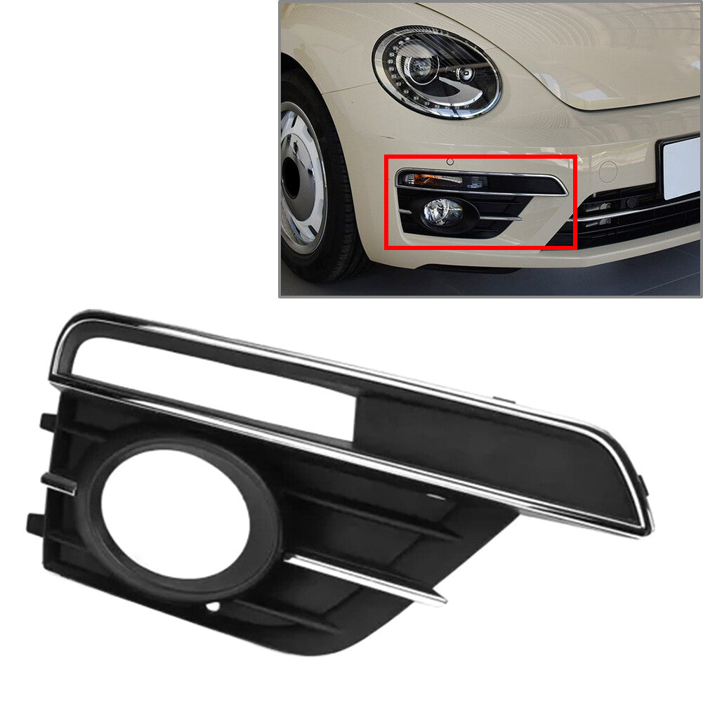 Front Bumper Fog Light Lamp Grill Bezel Cover for VW Beetle 2016-2019 Right