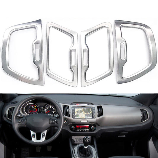 1SET Front conditioning air vent outlet cover for 2011-2015 for Kia Sportage