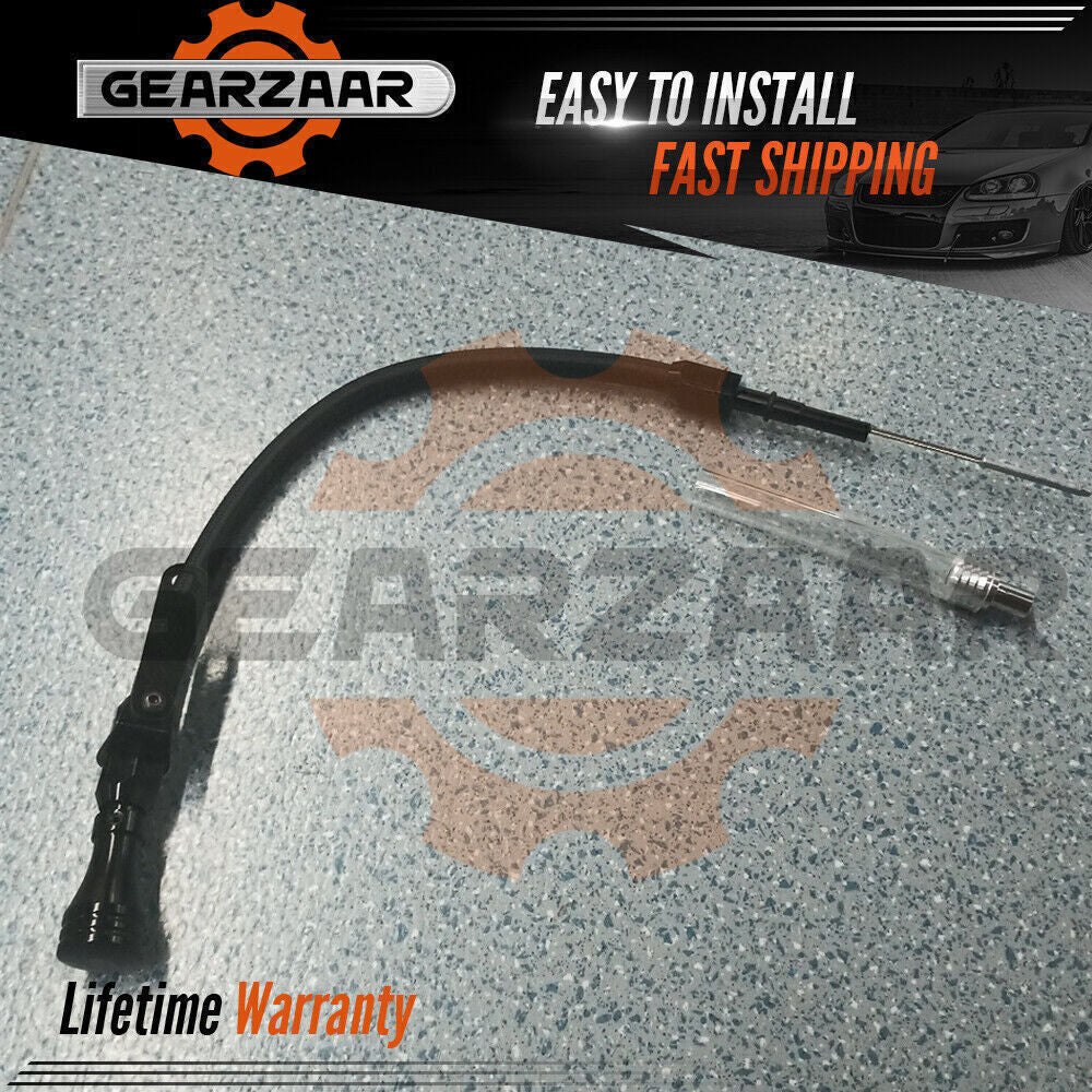 Black Flexible Stainless Oil Dipstick For LSX LS1 LS2 LS6 4.8L 5.7L 6.0L 6.2L U