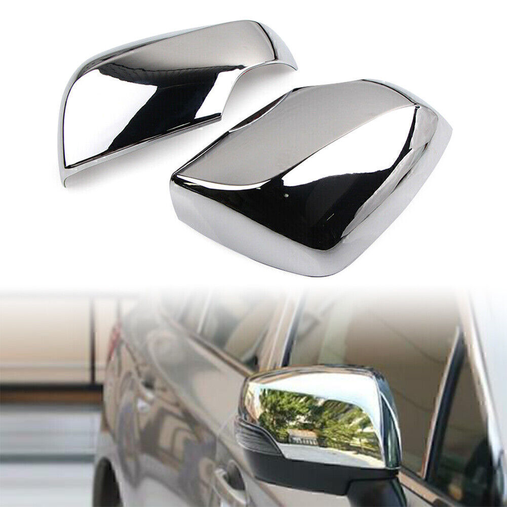 2pcs Chrome Exterior Rear View Mirror Cover Trim Fit for Subaru forester 2019 2020