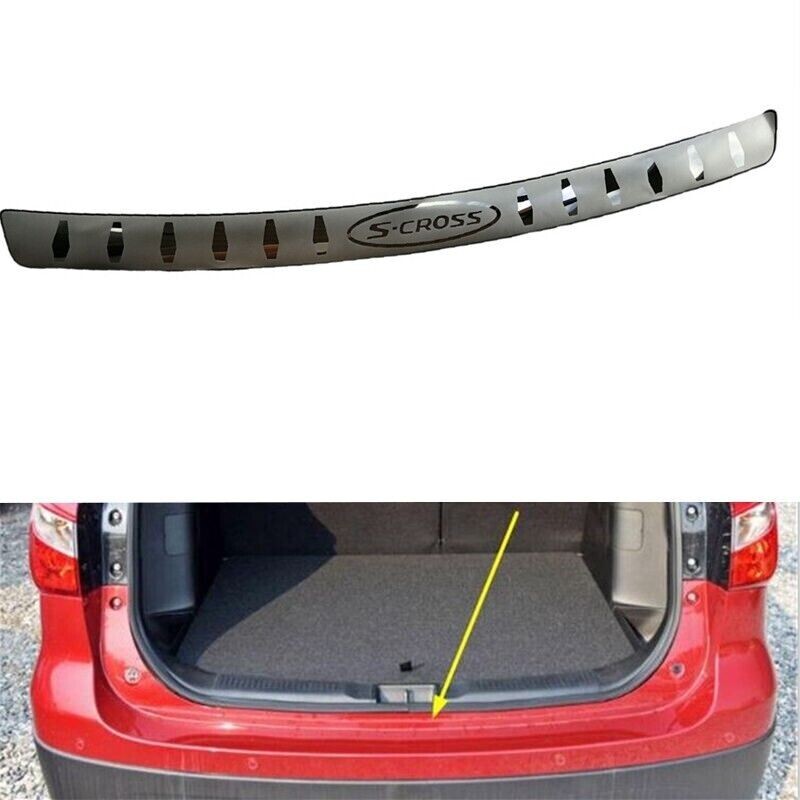 for Suzuki S-Cross 2023 Accessories Car Rear Bumper Protector Trim Strip Cover