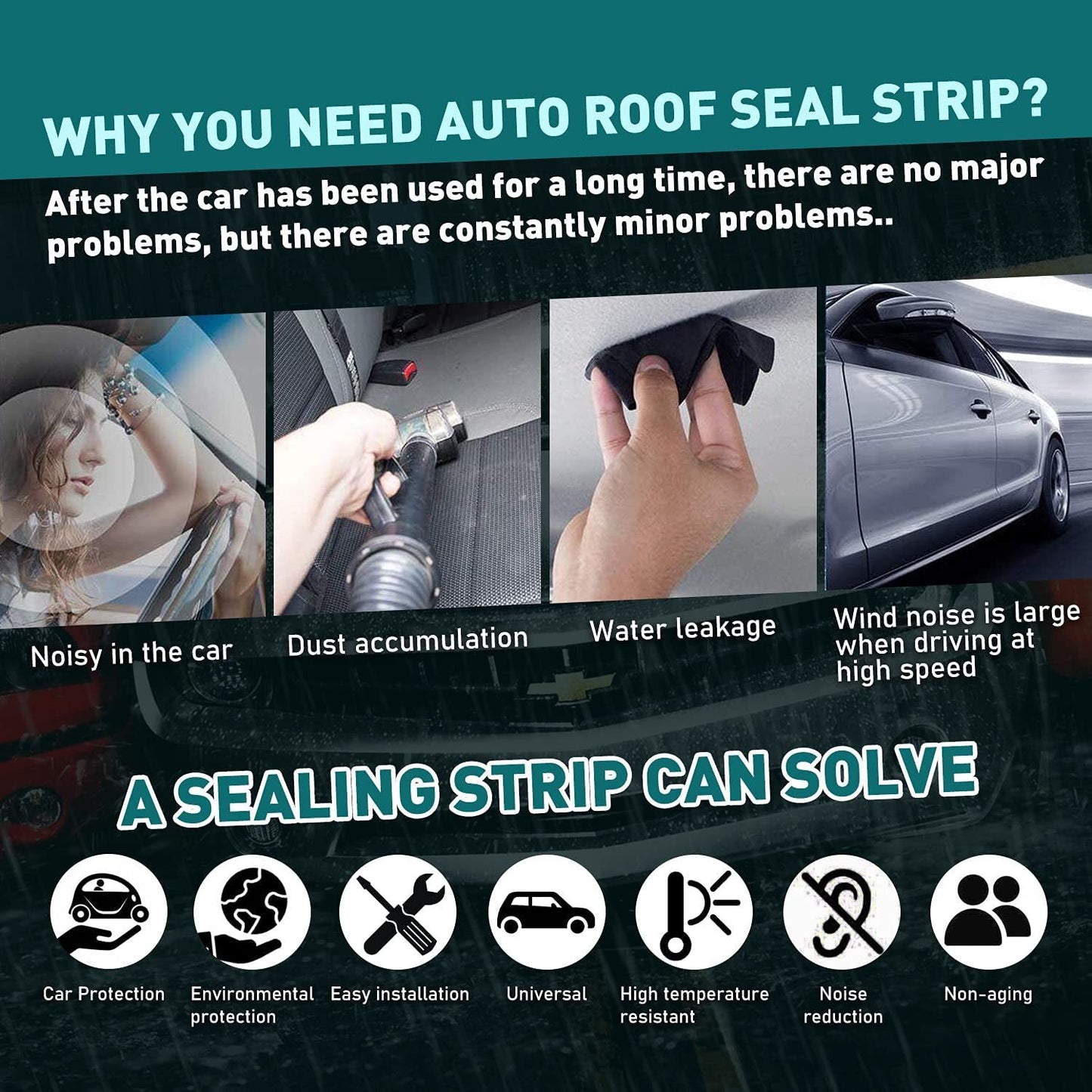 16.5ft for Chevrolet T Shape Rubber Seal Weather Strips Door Edge Moulding Trim