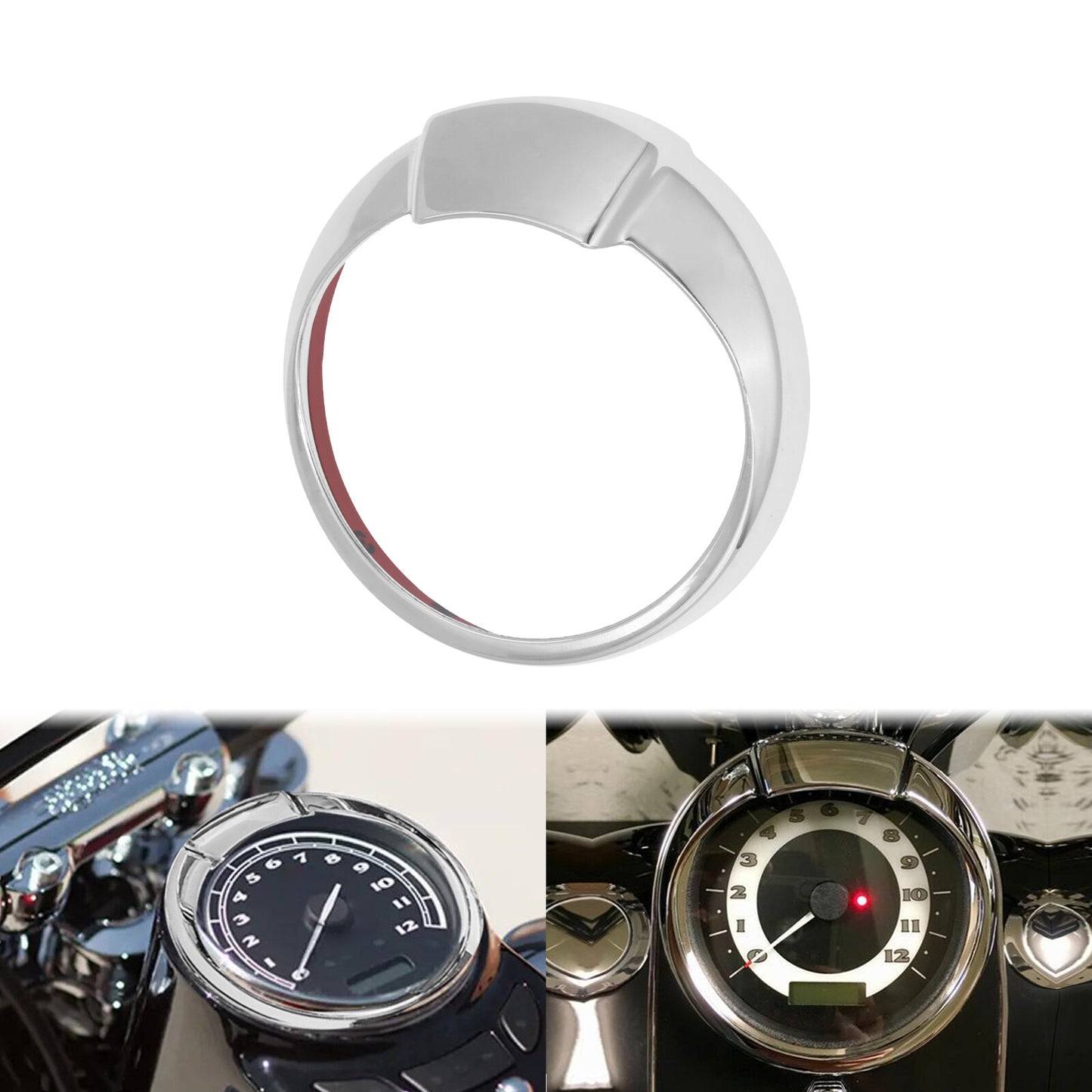 5 Gauge Visor Ring Speedometer Cover Bezel Fit for Harley FLSL FLDE 2018-2023