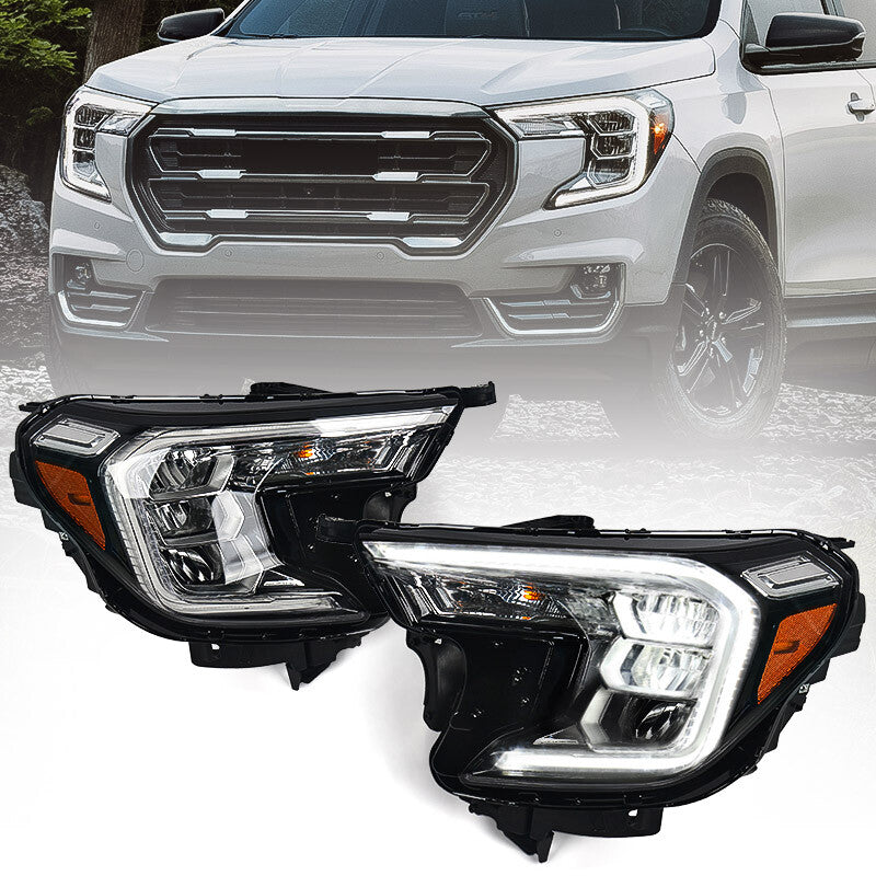 2P For 2022 2023 2024 for GMC Terrain AT4 | SLE | SLT LED Reflector Headlights LH RH