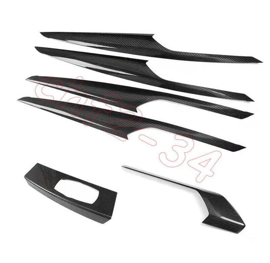 Dry Carbon Fiber interior Cover Trim6 Fit for BMW X3 X3M G01 X4 X4M G02 18-2021