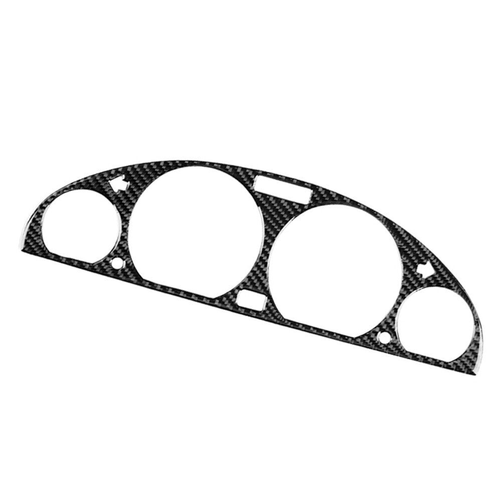 Carbon Fiber Dashboard Gauge Panel Cover Trim for BMW 3 Series E46 1998-2005