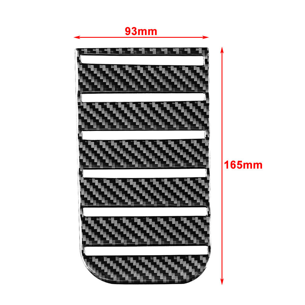 Carbon Fiber Armrest Box Slot Panel Cover Trim for Toyota Tundra 2014-2021