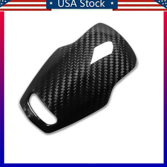 Carbon Fiber Gear Shift Knob Decor Cover for Chevrolet for Corvette C8 2020-2022