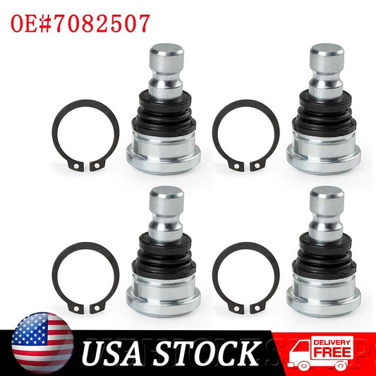 4-piece upper and lower ball joint for Polaris 7082507 RZR 1000 900 XP 4 Ranger 570