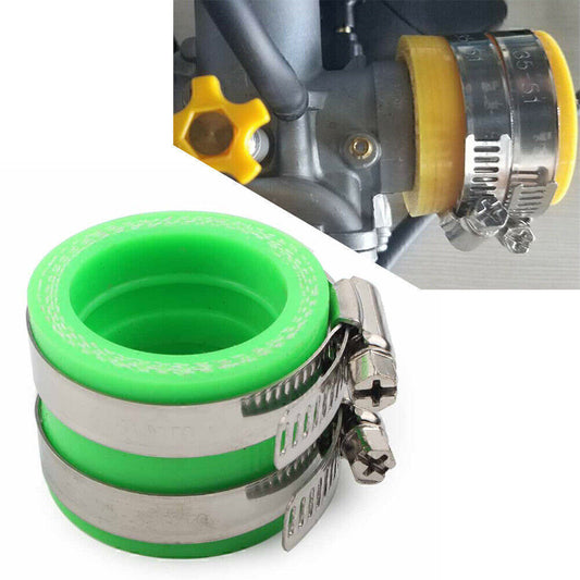 For OKO PWK KEIHIN Green 28/30mm Motor Carburetor Rubber Adapter Intake Manifold