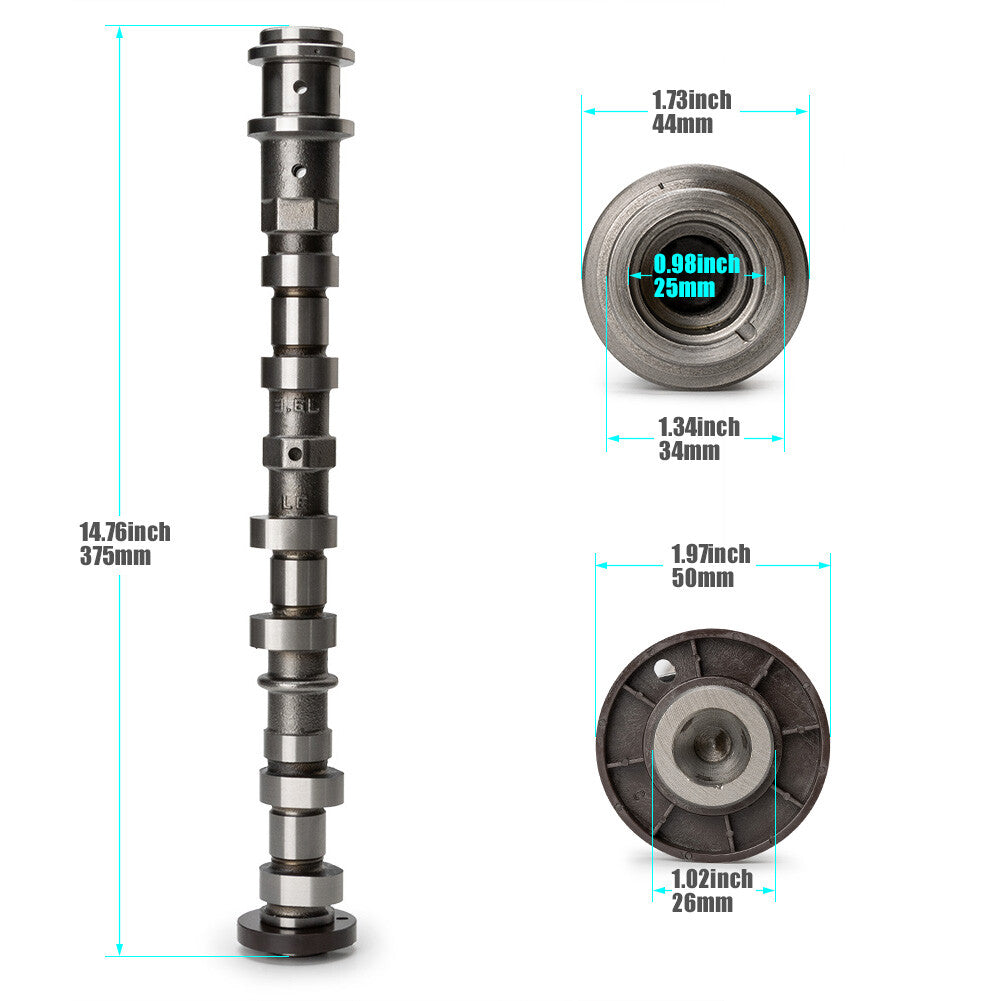 Exhaust Camshaft Left Side 5184377AG Fit for 2011-2020 for Jeep for Dodge for Chrysler for Ram