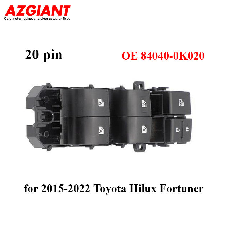 Power Window Switch for Toyota for Corolla Front Left Driver Side 84040-0K020