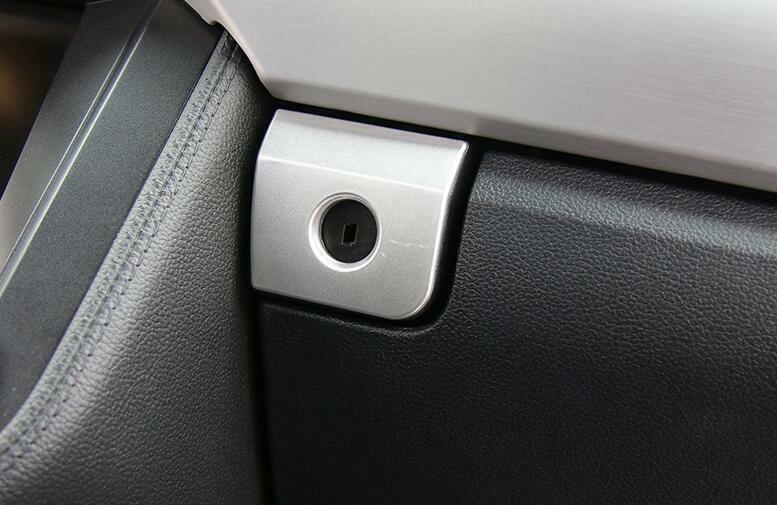 for Ford for Mustang 2015-2022 Matte Silver Front for Co -Pilot Handle Cover Trim Strip