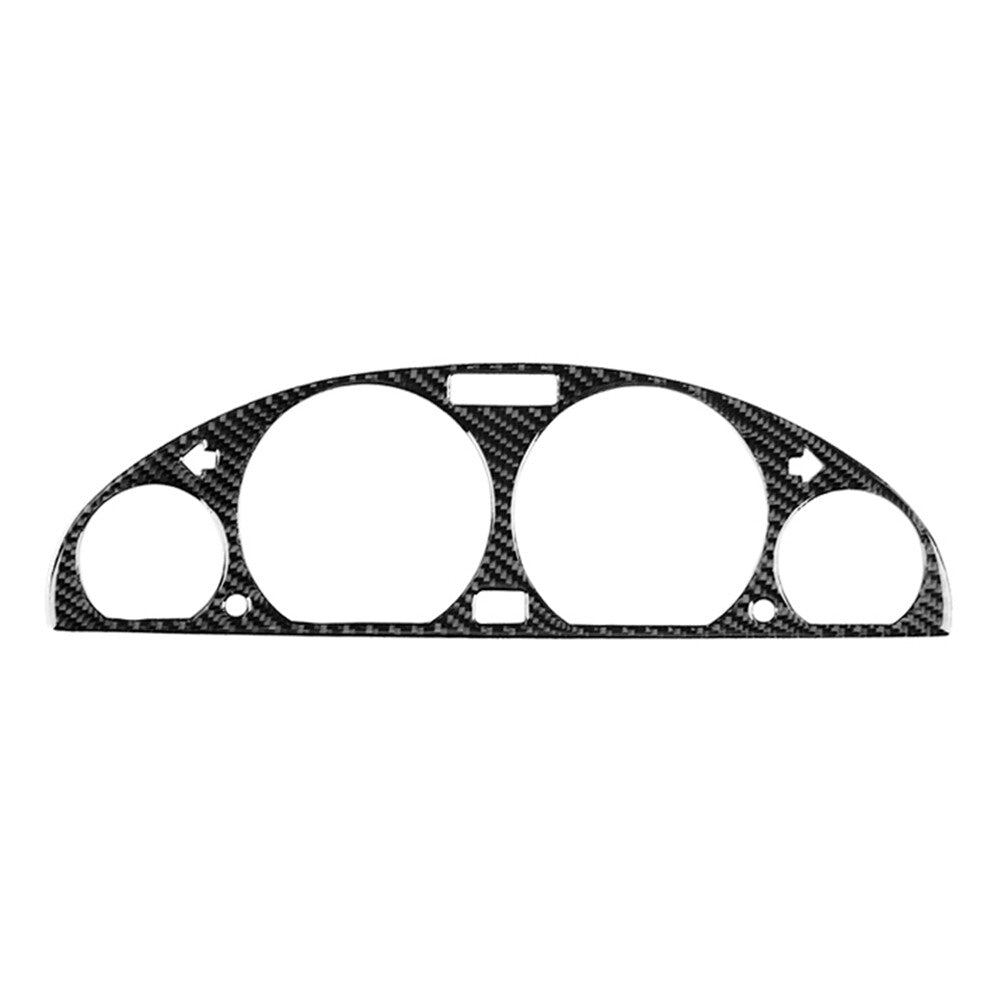 Carbon Fiber Dashboard Gauge Panel Cover Trim for BMW 3 Series E46 1998-2005