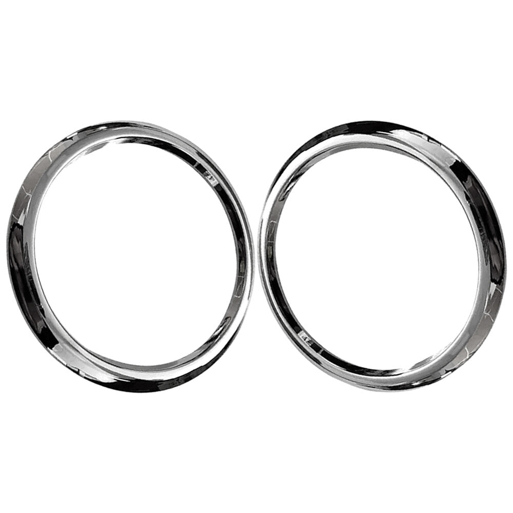 2Pcs Fit For 2018-2020 Levante Front Fog Light Lamp Ring Chrome Frame 670065940