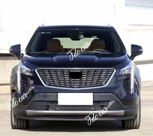 for Cadillac XT4 2019-2023 Piano Black ABS Front Bumper Upper Grille Cover Trim