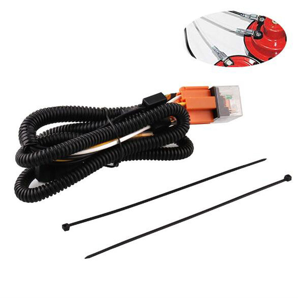 12V Horn Wiring Harness Relay Kit For Car Truck Grille Mount Blast Tone Horns