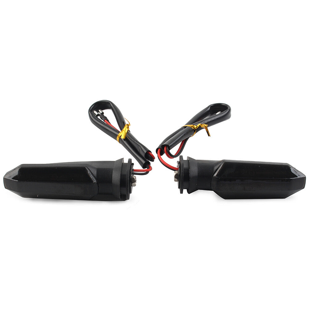 2x Turn Signal Indicator Blinker for HONDA CBR650R CB650R CBR500R 2019-22 Black