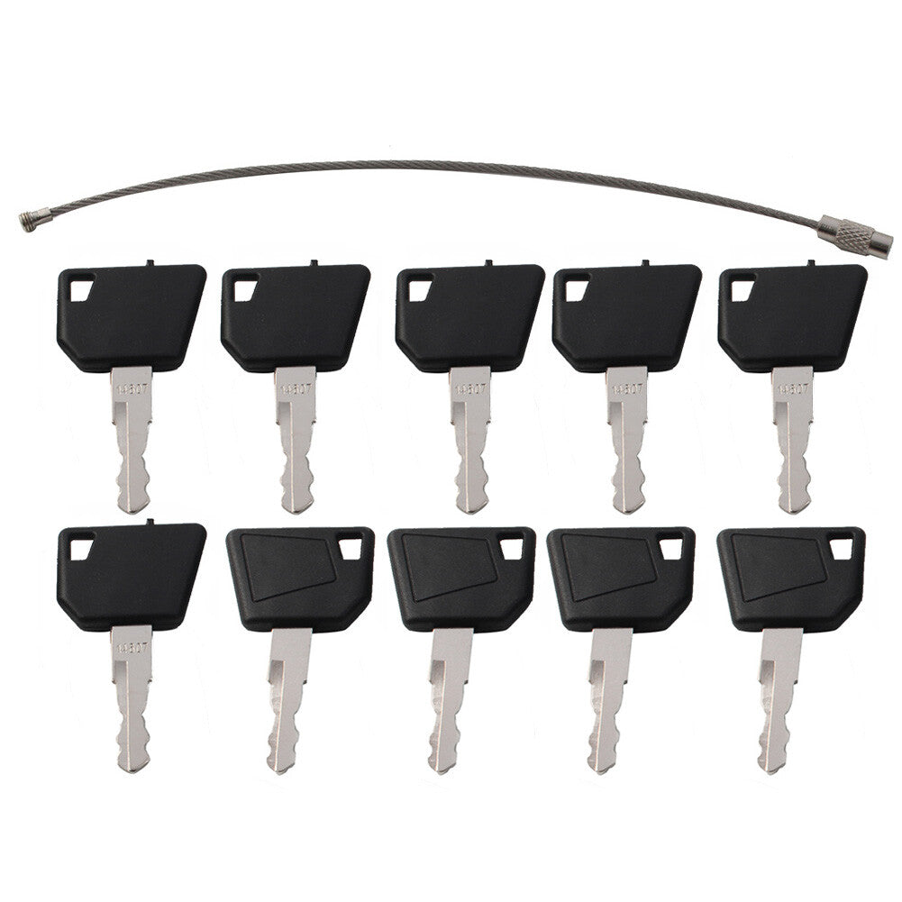 Ignition Keys For JCB Caterpillar Dynapac for Volvo 14607 701/45501 422455 10pcs