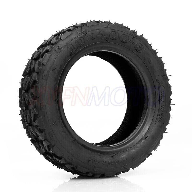 10x4.00-6 Road Vacuum Tire Electric Scooter Widened Wear-resistant Tubeless Tyre