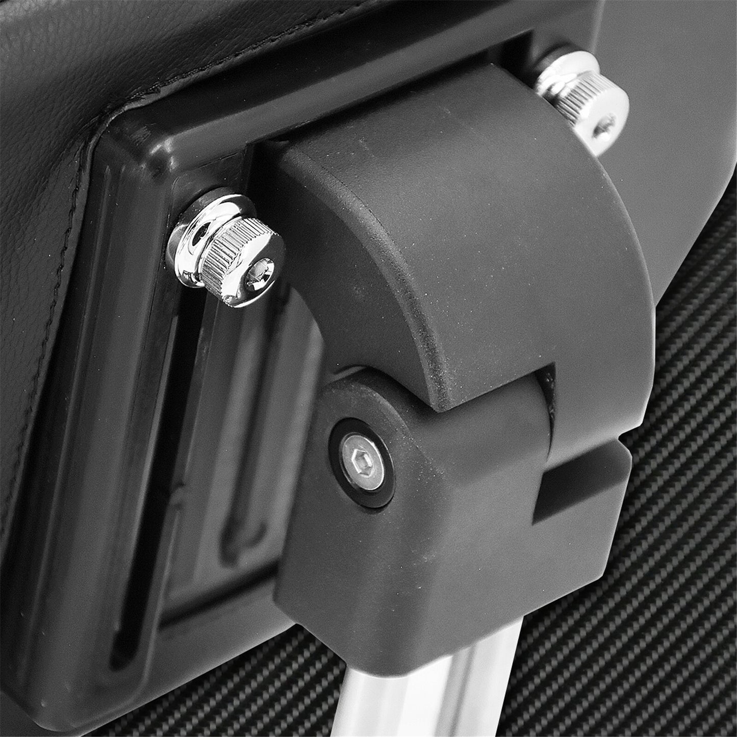 Black Multi-Purpose Driver  Passenger Backrest Fit For Fat Bob FXFB 2018-2020