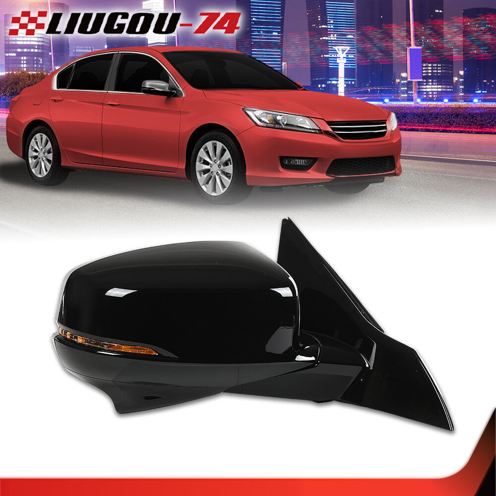Mirror-mounted heated turn signal suitable for Accord sedan lane assist camera on the right side