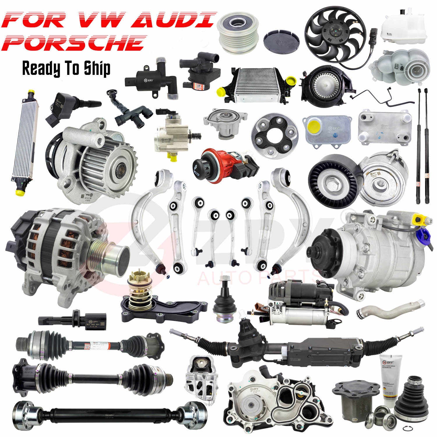 ZPY for VW for Passat for Audi A4 S4 1.8T 2.0T Engine Ignition Starter Motor 06B911023A