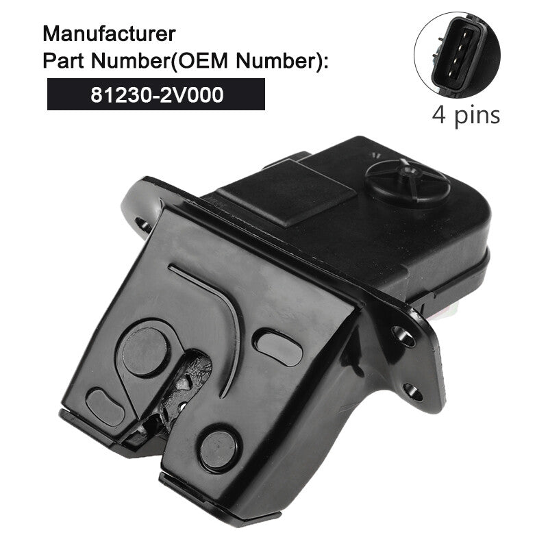 Rear tailgate latch and trunk lid lock actuator motor suitable for 2012-2017 for Hyundai for Veloster .