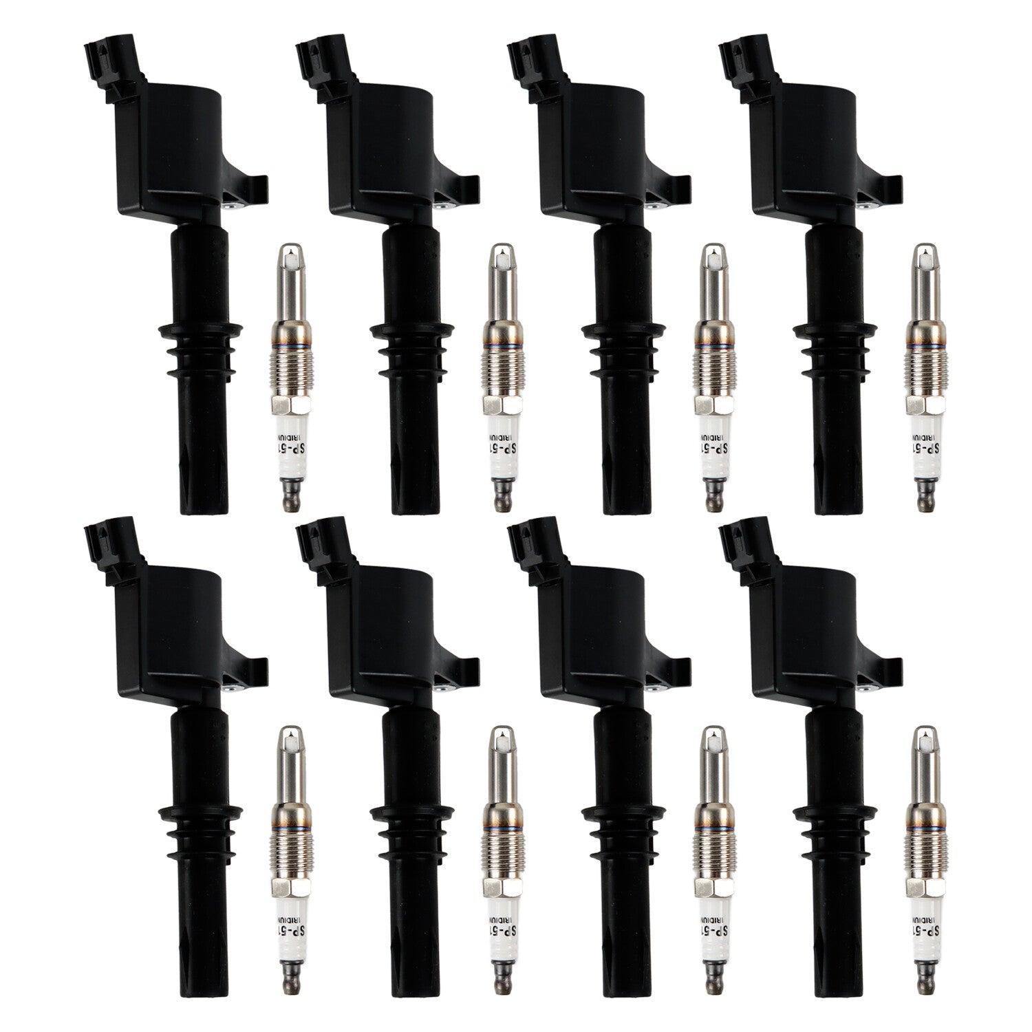 8Pcs Ignition Coil  Iridium Spark Plug Kit For 2005-2008 for Ford for Mustang V8 4.6L
