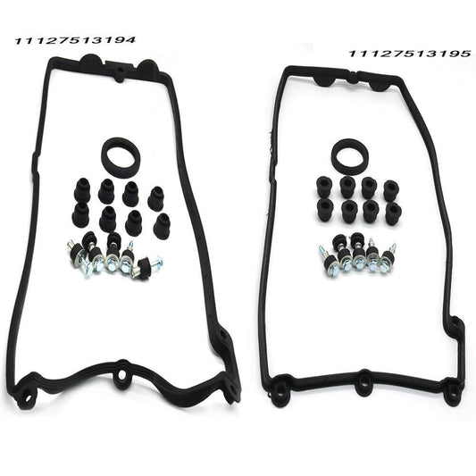 Valve Cover Gasket Kit LH+RH for BMW X5 545i 550i 645Ci 11127513194 11127513195